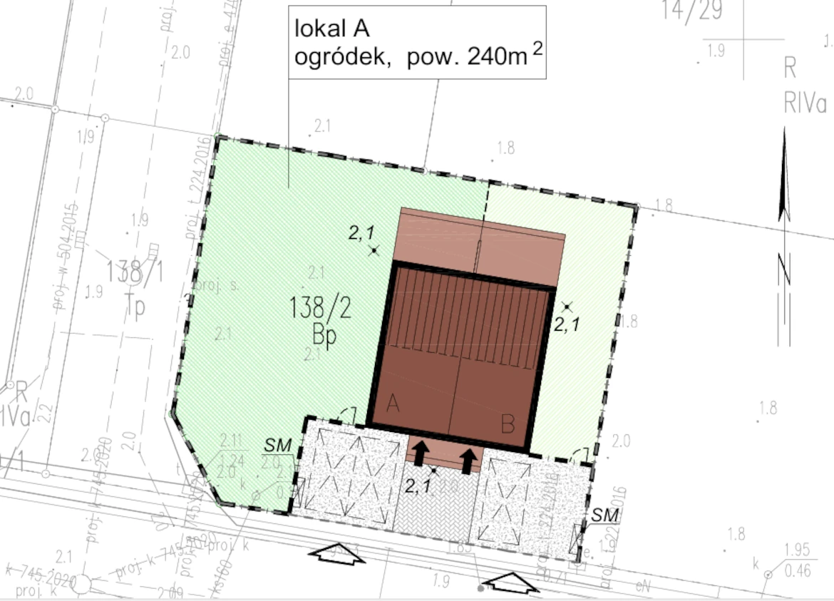 ul komara 21 a widok z gory