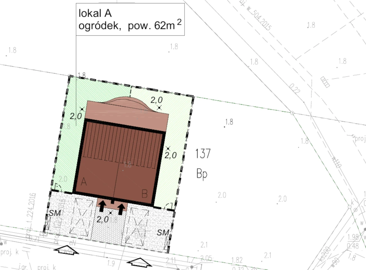 ul komara 23 a widok z gory